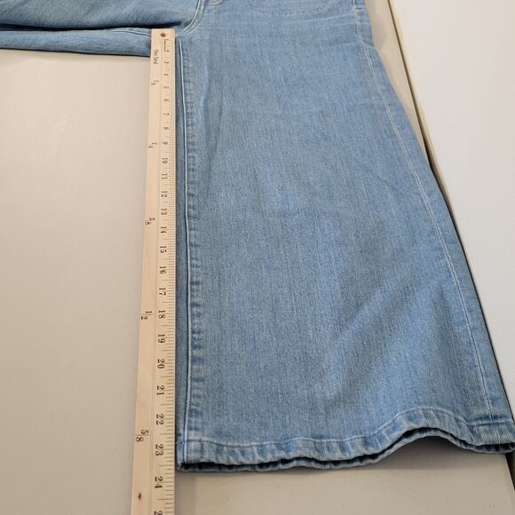 Madewell Women's Vintage Wide-Leg Crop Jeans Blue 26 - Picture 13 of 14